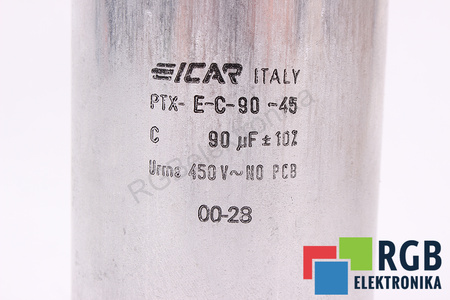 CONDENSATOR PTX-E-C-90-45 ICAR 90UF, 450V CONDENSATOR