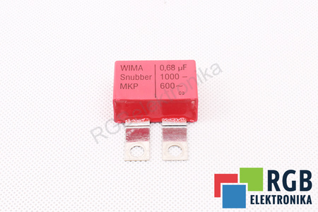CONDENSATOR 0.68UF WIMA 1000VDC, 600VAC, SNUBBER, MKP CONDENSATOR