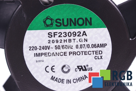 SF23092A2092HBT.GN SUNON SF23092A 90X90X25MM 240V, 0.06A EVANTAI