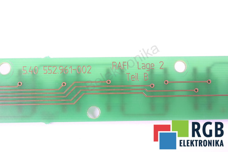 5.40 552.961-002 RAFI PENTRU FIPC 8.6 TASTATURĂ