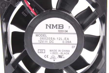 06020SA-12L-EA-00 NMB TECHNOLOGIES 60X60X20MM, 12V EVANTAI