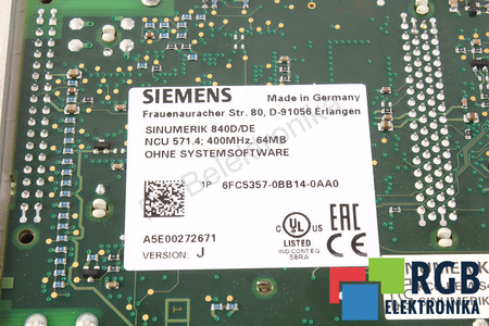 6FC5357-0BB14-0AA0 SIEMENS SINUMERIK 840D/DE NCU 571.4