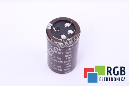 CONDENSATOR 30V16L49 NIPPON KMM105 680UF, 400VDC
