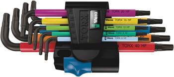 05024179001 WERA 967/9 TORX MULTICOLOUR HF 1 SET DE CHEI HEXAGONALE CU FUNCȚIE DE REȚINERE, 9 PIESE