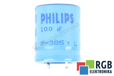 CONDENSATOR MHP9823 PHILIPS 100UF, 385V CONDENSATOR