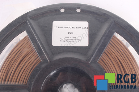 1,75MM WOOD FILAMENT 0.5KG DARK FLASHFORGE DIMENSIUNEA EXTERIOARĂ A BOBINEI 180MM, DIMENSIUNEA INTERIOARĂ A BOBINEI 50MM, LĂȚIMEA BOBINEI 45MM