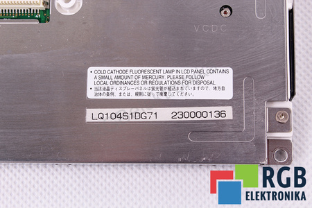 LQ104S1DG71 SHARP 10.4" MATRICE LCD