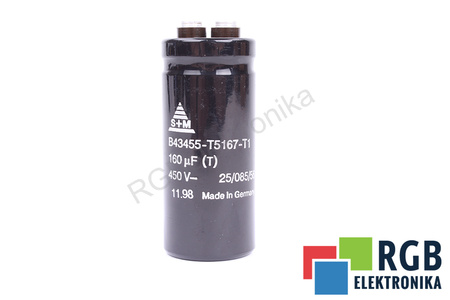 CONDENSATOR B43455-T5167-T1 S+M 160UF, 450V