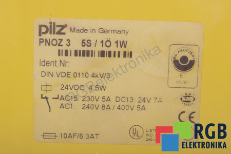 PNOZ 3 PILZ 474894