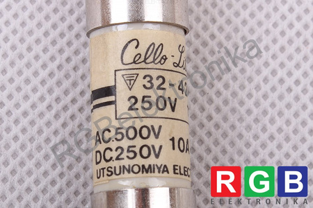 SIGURANŢĂ PC132-424 UTSUNOMIYA ELECTRIC CELLO-LITE 10A, 250VDC, 500VAC, 50KA