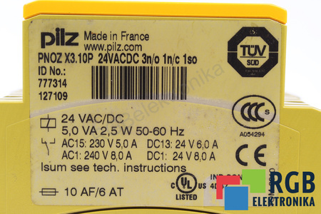 PNOZX3.10P PILZ 777314 RELEU DE SIGURANȚĂ