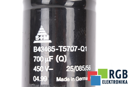 CONDENSATOR B43465-T5707-Q1 S+M 700UF, 450V CONDENSATOR