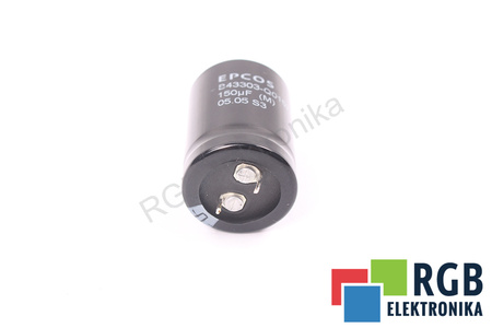 CONDENSATOR B43303-Q0157-M EPCOS 150UF, 400VDC CONDENSATOR