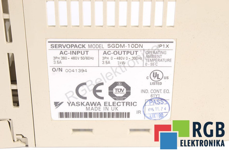 SGDM-10DN YASKAWA CUTIE