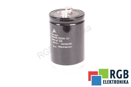 CONDENSATOR B43456-S5338-Q3 EPCOS 3300UF, 450V, 60X110MM