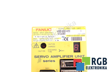 A06B-6093-H151 FANUC SERVO AMPLIFIER MODULE