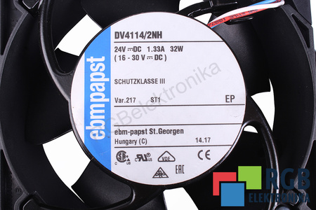 DV4114/2NH EBM PAPST 120X120X38MM, 24V, 1.33A EVANTAI