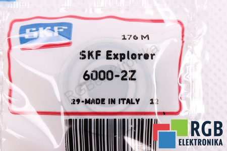 6000-2Z SKF 67000RPM, 34000RPM, 10X26X8, 4.75KN, 1.96KN RULMENT