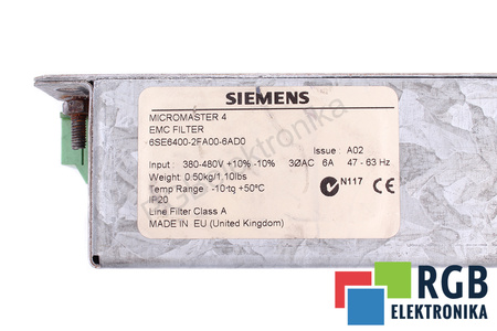 6SN1111-0AA01-1BA0 SIEMENS MICROMASTER4 FILTRU
