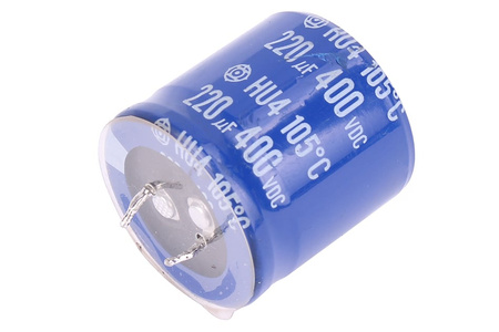 CONDENSATOR 220UF 400V HITACHI HU4 CONDENSATOR