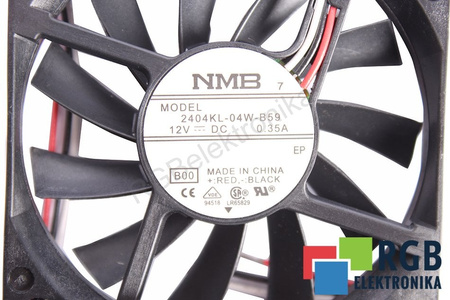 2404KL-04W-B59 NMB TECHNOLOGIES 60X60X10MM, 12V, 0.35A EVANTAI