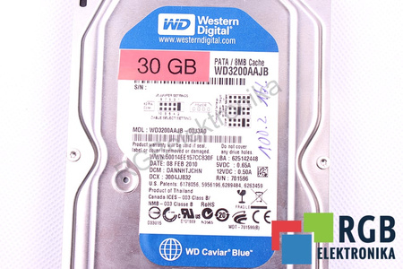 WD3200AAJB-00J3A0 WESTERN DIGITAL