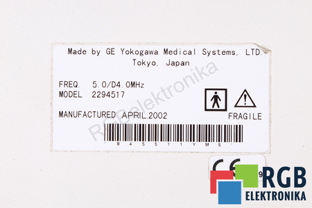 2294517 GE YOKOGAWA MEDICAL SYSTEMS PENTRU LOGIQ7