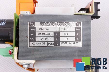 RTSNL100 MICHAEL RIEDEL 400/460/480V, 24V TRANSFORMATOR