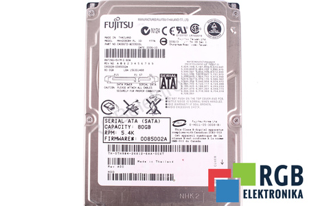 MHV2080BH FUJITSU 80GB, SATA, 2.5", HDD