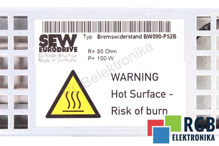 BW090-P52B SEW EURODRIVE 90OHM, 0.1KW REZISTENȚA LA FRÂNARE
