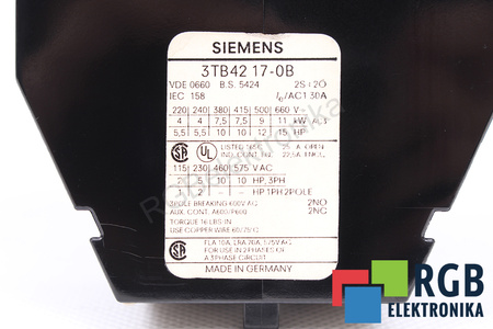 3TB4217-0B SIEMENS 2S+2O