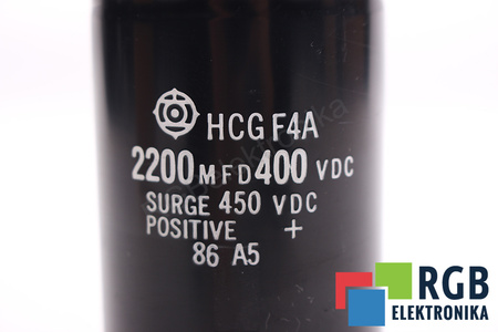 CONDENSATOR HCGF4A HITACHI 2200UF, 400VDC CONDENSATOR