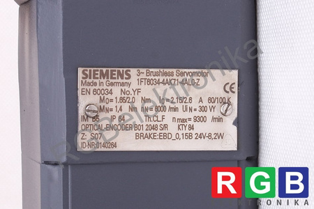 1FT6034-4AK71-4AL0-Z SIEMENS Z:S07