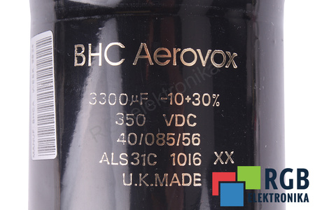 CONDENSATOR ALS31C AEROVOX 3300UF, 350V