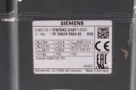 1FK7042-2AK71-1CG1 SIEMENS SIMOTICS