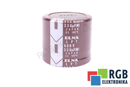 CONDENSATOR 330UF 400V ELNA LPT