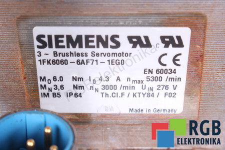 1FK6060-6AF71-1EG0 SIEMENS STATOR