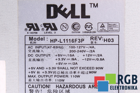 HP-L1116F3P DELL DEFECT – PENTRU PIESE
