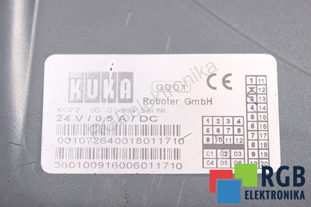VKCP2 00-107-264 KUKA VKRC2 PANTIDANTIV TEACH