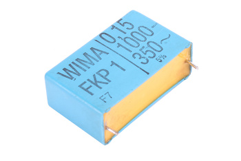 CONDENSATOR 0.15UF FKP1 WIMA 1000VDC, 350VAC