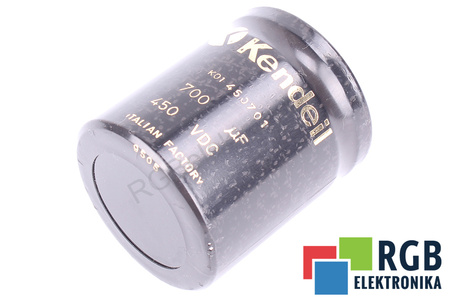 CONDENSATOR K01450701 KENDEIL 400UF, 450VDC CONDENSATOR