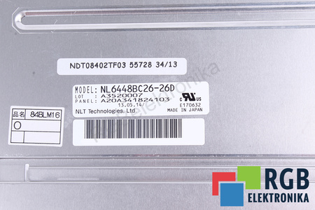NL6448BC26-26D NLT TECHNOLOGIES MATRICE LCD