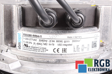 R3G280-RR04-I1 EBM PAPST 280MM, 230V, 2.9A EVANTAI