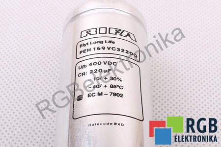 CONDENSATOR PEH 169 VC3220Q RIFA 220UF, 400VDC, CR