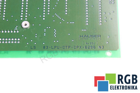 CTP2/05 HAUSER 03-LPU-CTP-CPX-6296N3 DEFECT – PENTRU PIESE