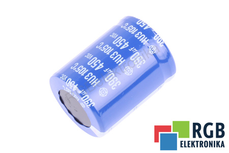 CONDENSATOR 390UF 450VDC HITACHI