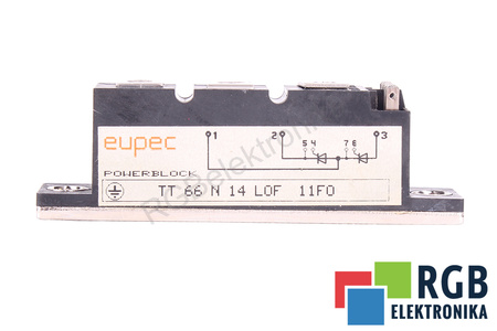 TT66N14LOF EUPEC POWERBLOCK 66A, 1400V