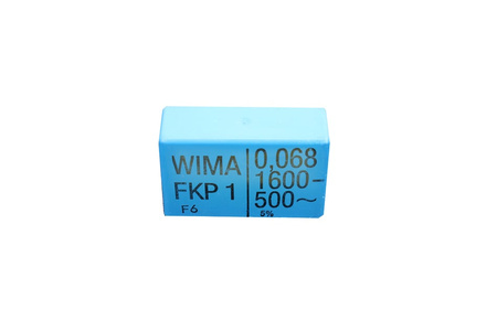 CONDENSATOR 0.068UF WIMA 1600VDC, 500VAC CONDENSATOR
