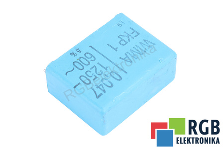 CONDENSATOR 0.047UF FKP1 WIMA 1250VDC, 600VAC CONDENSATOR