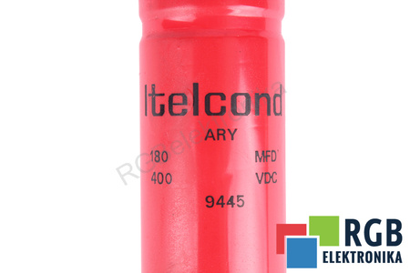 CONDENSATOR 180MFD 400VDC ITELCOND